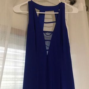 Long royal blue Formal dress